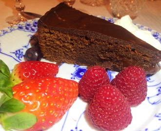 Glutenfri fransk chokladtårta