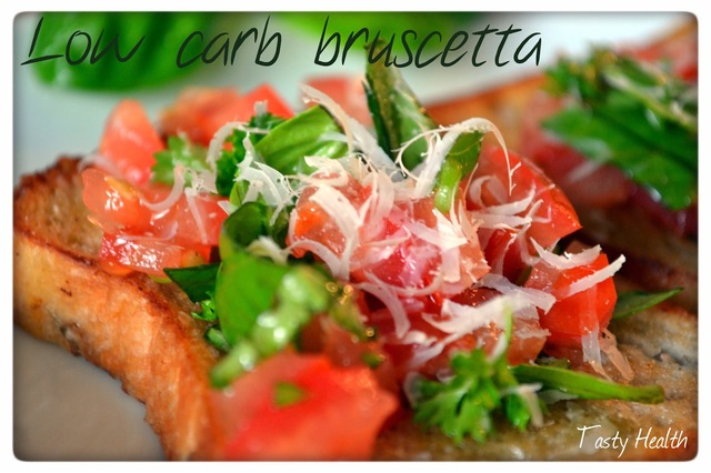 Low carb bruscetta