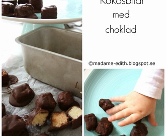 Julgodis - Kokosbitar med choklad - Bounty