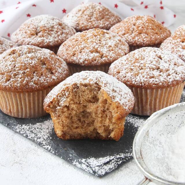 Saftiga pepparkaksmuffins