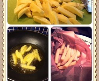 Hemmagjorda pommes frites!