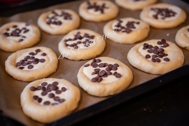 Bressane pépites de chocolat- Franska briochebullar med choklad