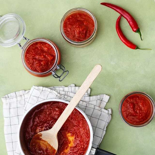 Chili- och tomatchutney