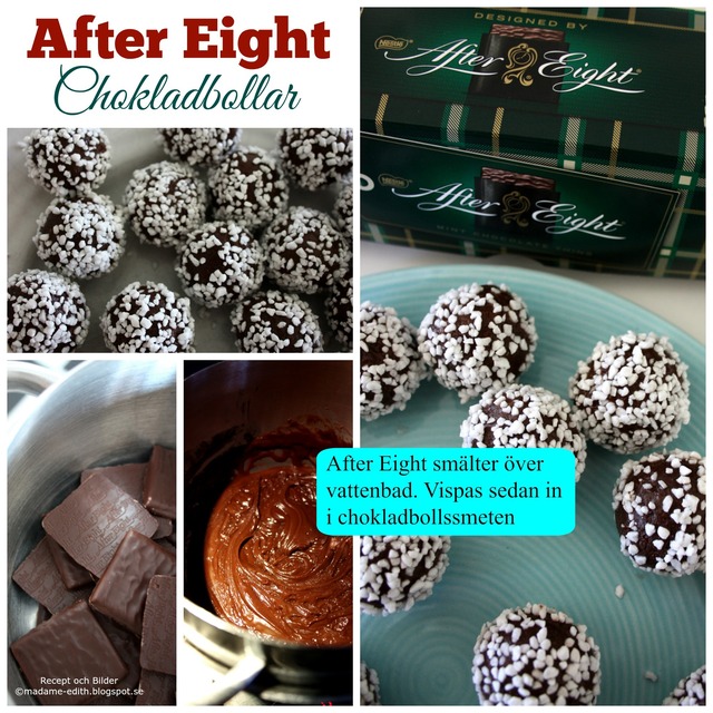 Chokladbollar med After Eight