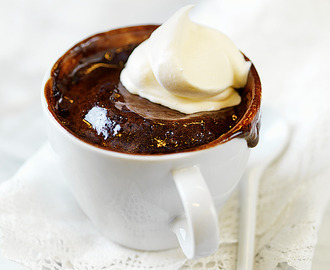 Kladdkaka i mugg "mug cake"