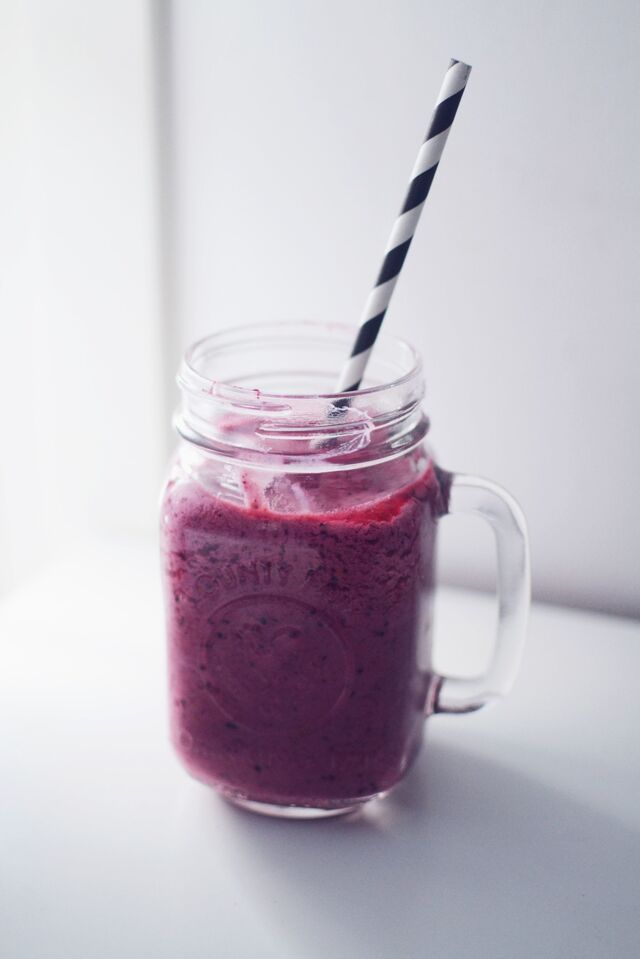 Blueberry smoothie