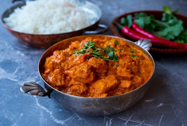 Tikka masala med kyckling eller oumph