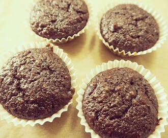 Nyttiga chokladmuffins