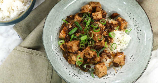 Vegetarisk mapo tofu
