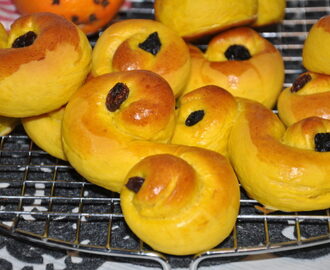 Saffransbullar, Lussekatter, Lussebullar – Mjölkfria