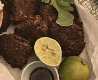 Svarta bönbiffar med lime dressing