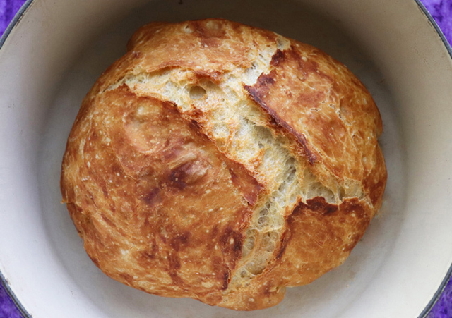 Faster No Knead Bread