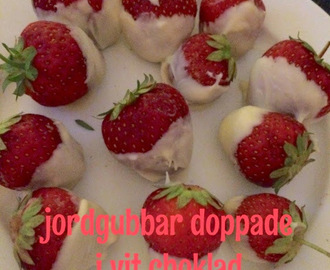 Jordgubbar deluxe...