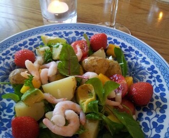 Limedressad räksallad