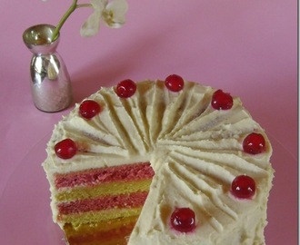 Lemon & raspberry cake