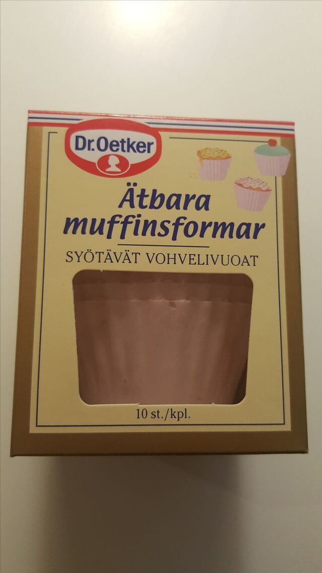 Ätbara muffinsformar