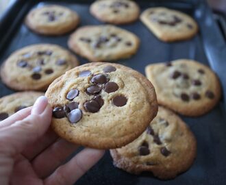 Chocolate chip COOKIES - Jennys Matblogg