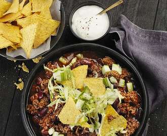 Snabbchili med tortillachips