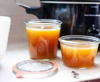 Slow Cooker Chicken Stock