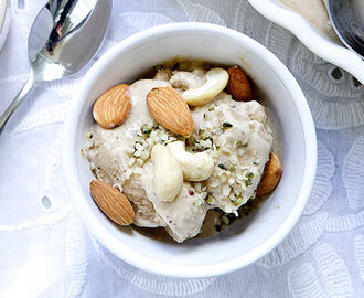 Nutty ice cream – Hemp, cashew & almond