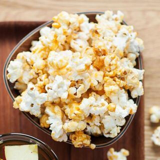 Popcorn med karamell