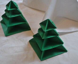 Origami: Julgranen