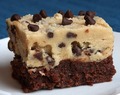 Chocolate chip dough brownies - Recept