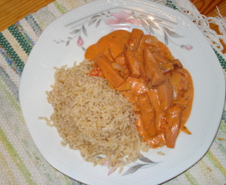 Familjens underbara korv stroganoff