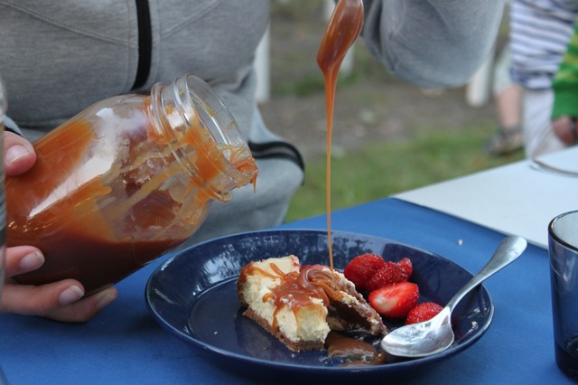 Salted caramel sauce