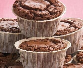 Chokladmuffins med cashewnötter