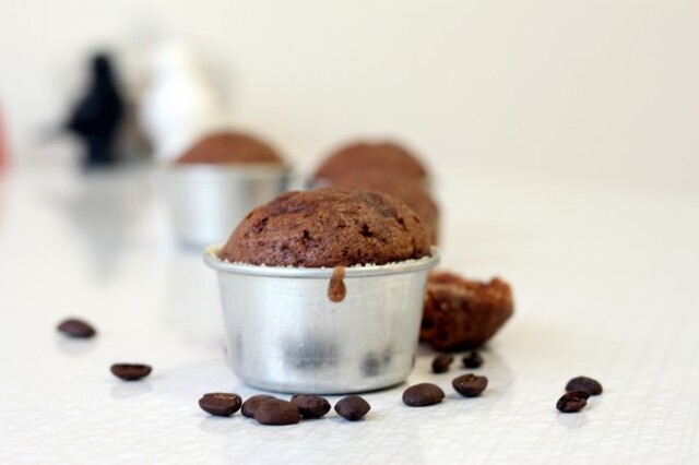 Chokladmuffins med kaffesmak