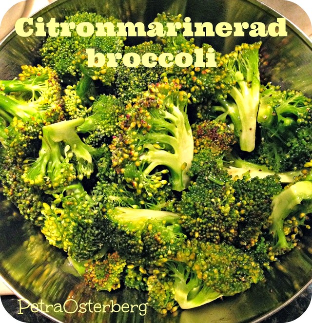 Citronmarinerad broccoli LCHF