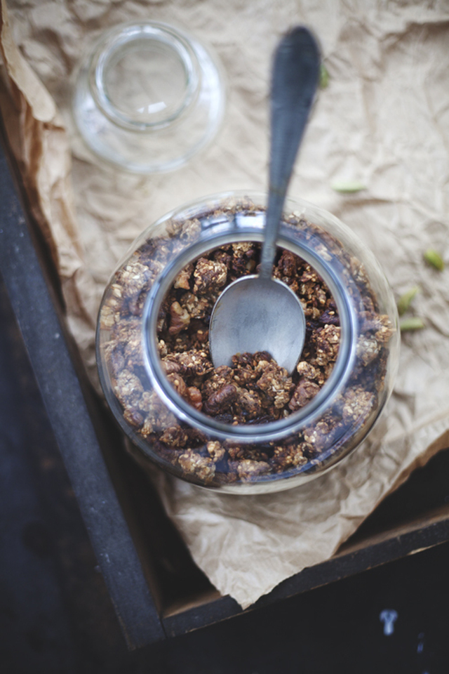 Granola med fikon & valnötter