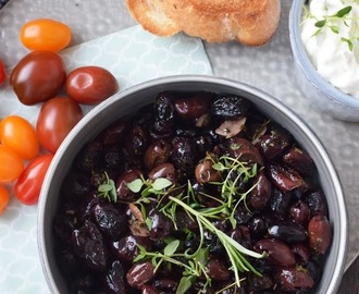Örtrostade oliver