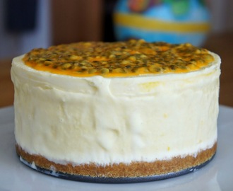 Fryst MangoPassion cheesecake till Påsk