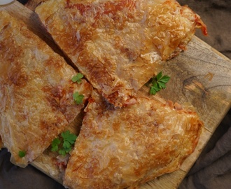 Pizza filodegspaj – Filodegspaj med ost och skinka