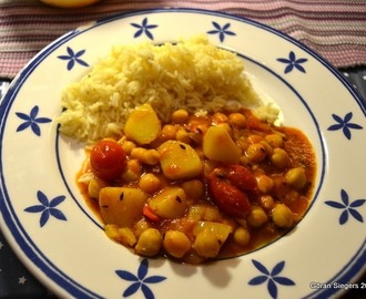 Kikärtsgryta – Chana masala med yoga bowls