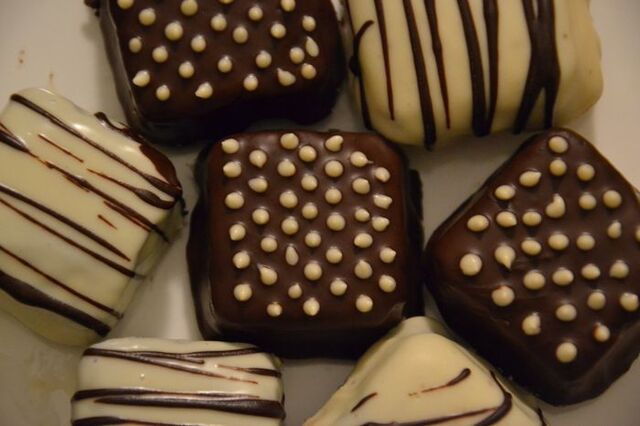 Chokladdoppade brownies