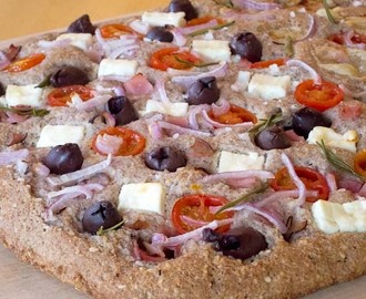 Valnötsfocaccia (LCHF)