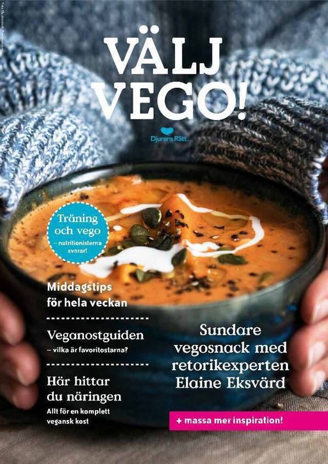 Välj Vego / Inspirationsmagasin Nyheter recept och trender i vegovärlden