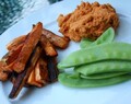 Enkel middag med kryddig hummus / simple dinner with spicy hummus