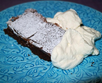 Brownies med after eight & päron