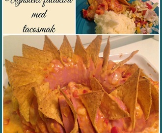 Ugnstekt falukorv med tacosmak