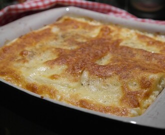 Vegetarisk lasagne med färska lasagneplattor