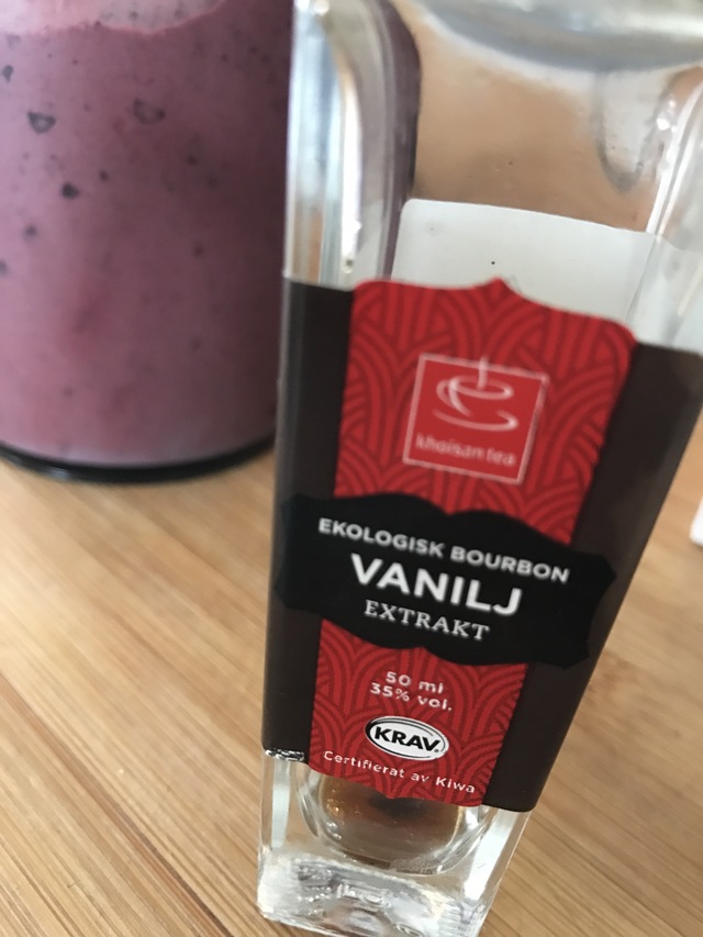 LCHF vanilj- & bärglass