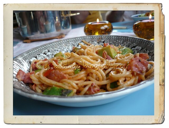 Spaghetti med italiensk pastasås a la Susanne
