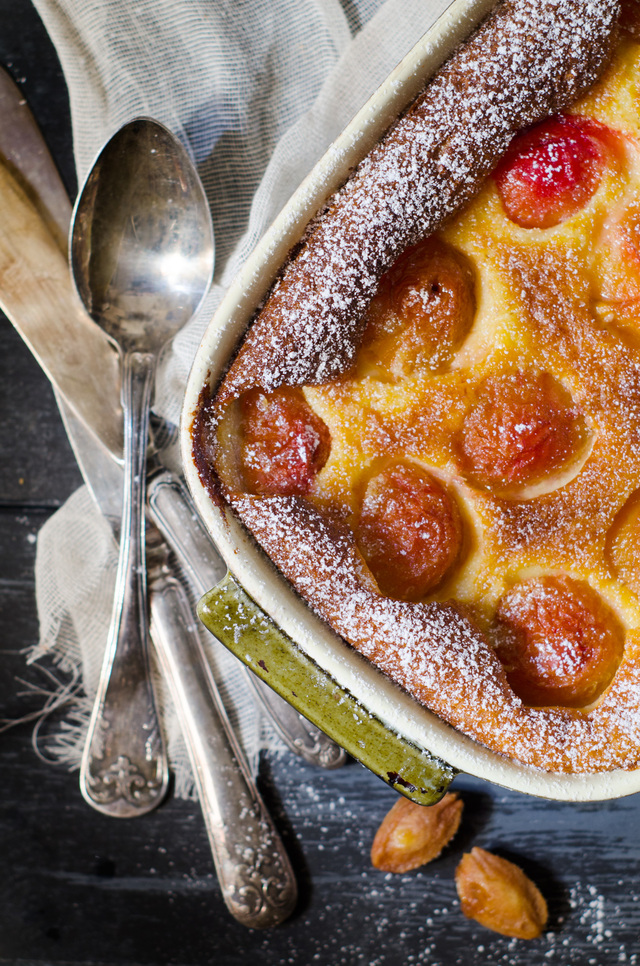 Clafoutis med plommon