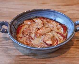 Smarrig sockerfri äppelkaka direkt i din skål – enkelt recept