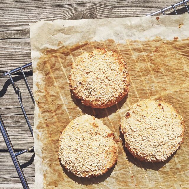 Glutenfria hamburgerbröd