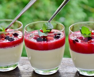 Punschpannacotta